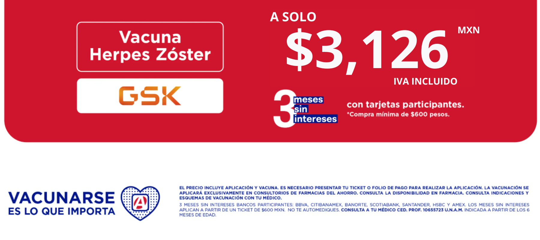 Imagen promocional de vacunaci&oacute;n contra el Herpes Z&oacute;ster